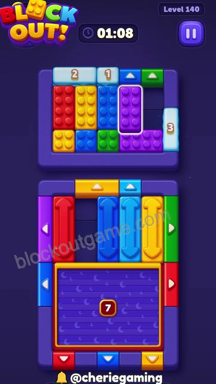 Block Out Level 140 step 3