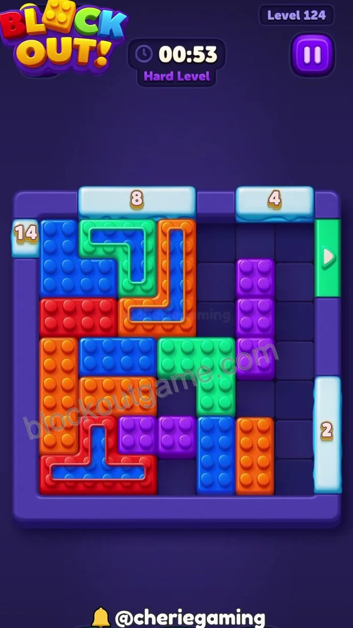 Block Out Level 124 step 6