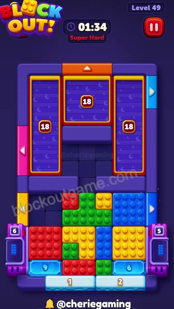 Block Out Level 49 step 2