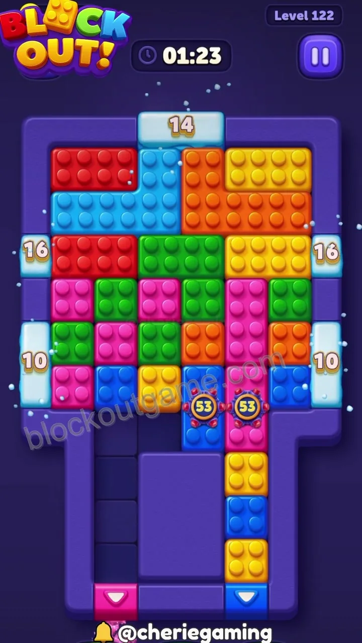 Block Out Level 122 step 3
