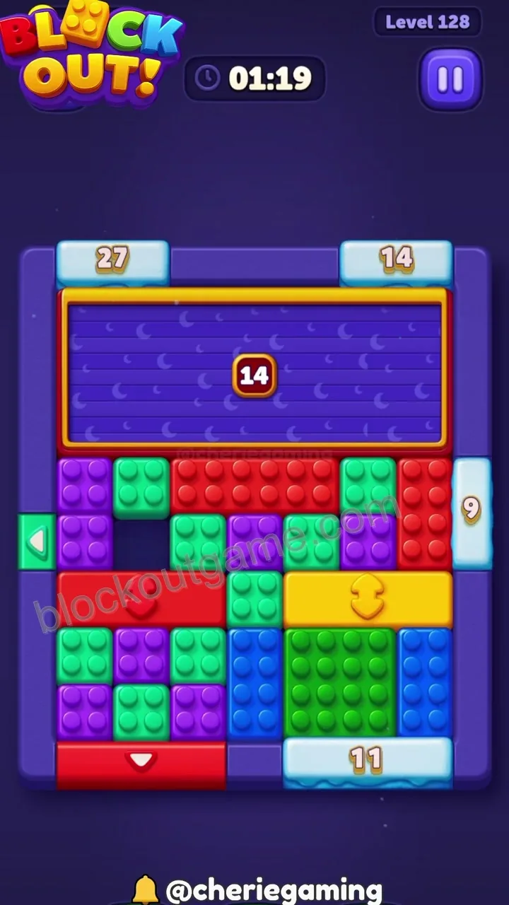 Block Out Level 128 step 2