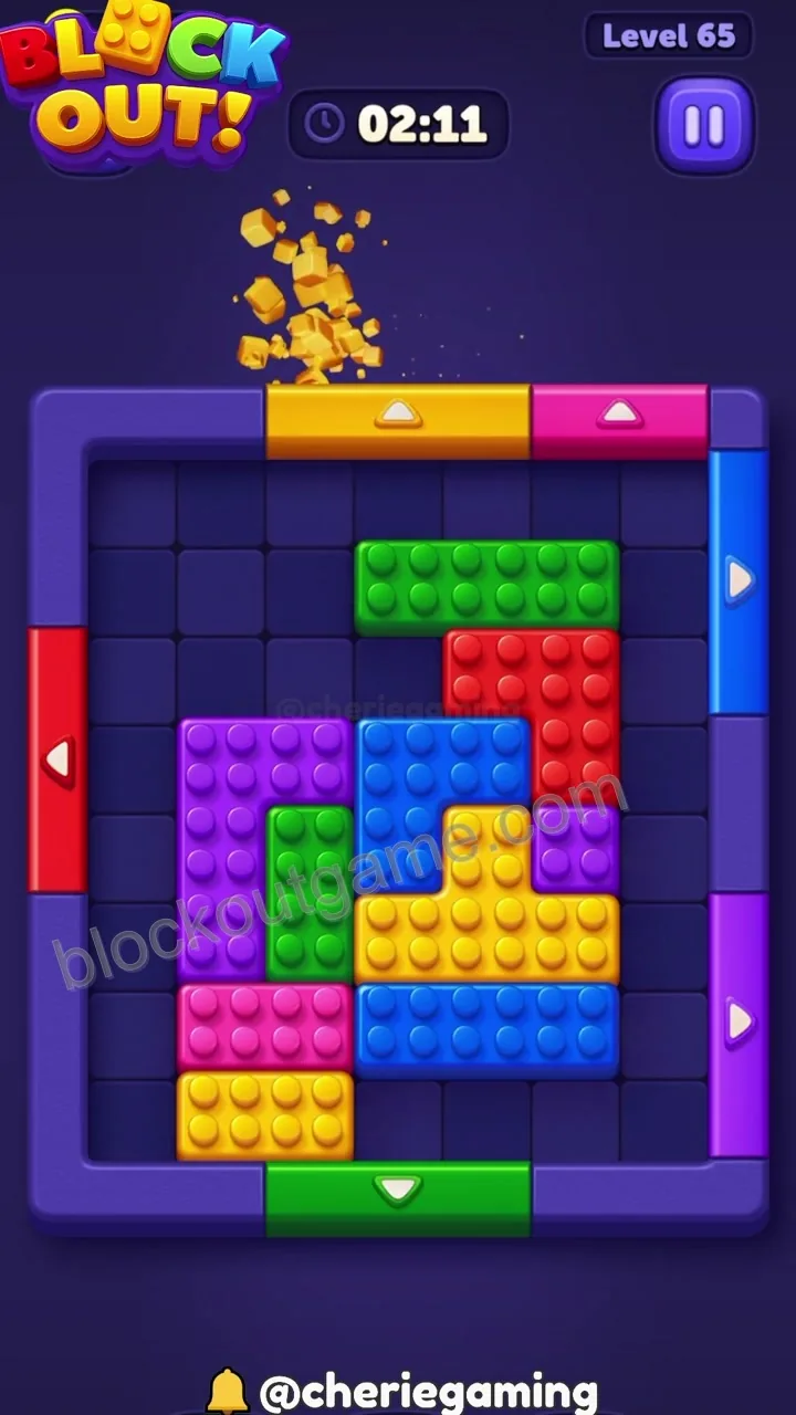 Block Out Level 65 step 7