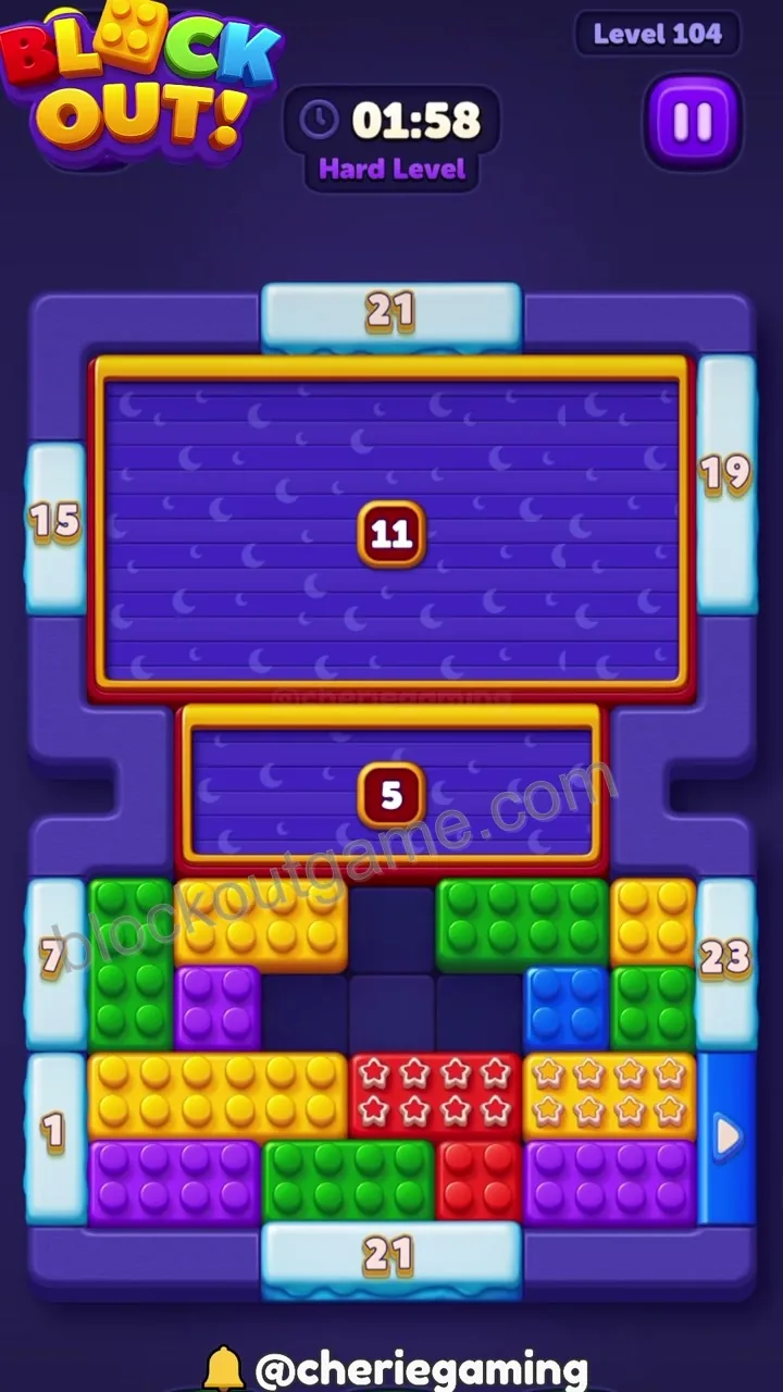 Block Out Level 104 step 3