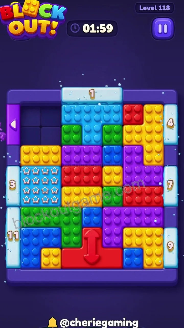 Block Out Level 118 step 2