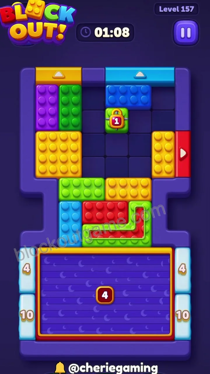 Block Out Level 157 step 5