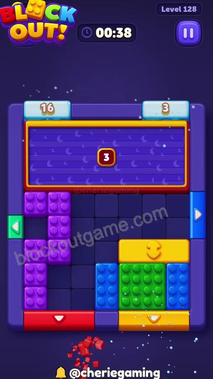 Block Out Level 128 step 6