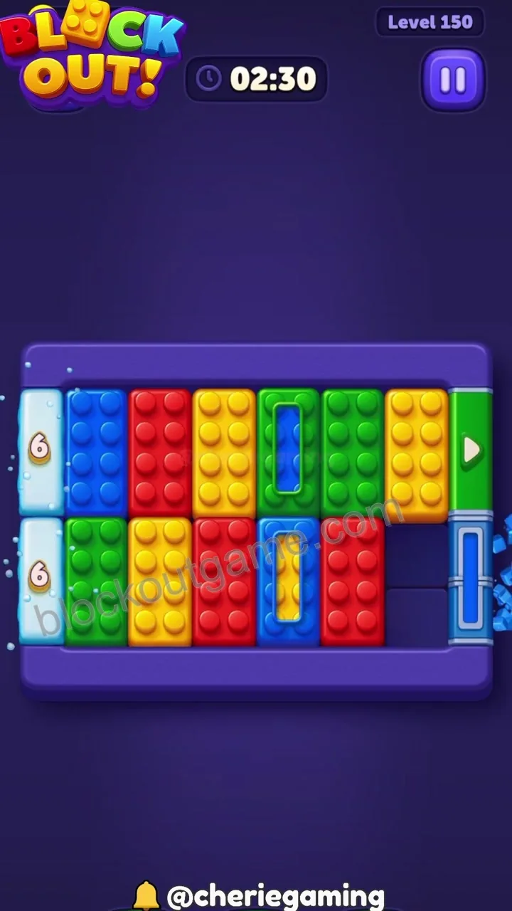 Block Out Level 150 step 2