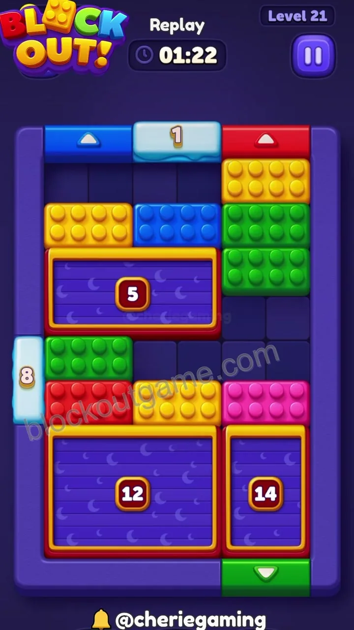 Block Out Level 21 step 7
