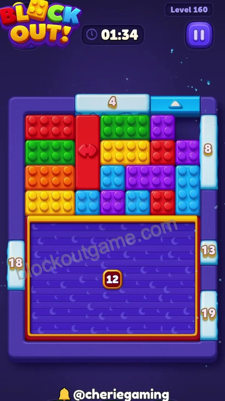 Block Out Level 160 step 2