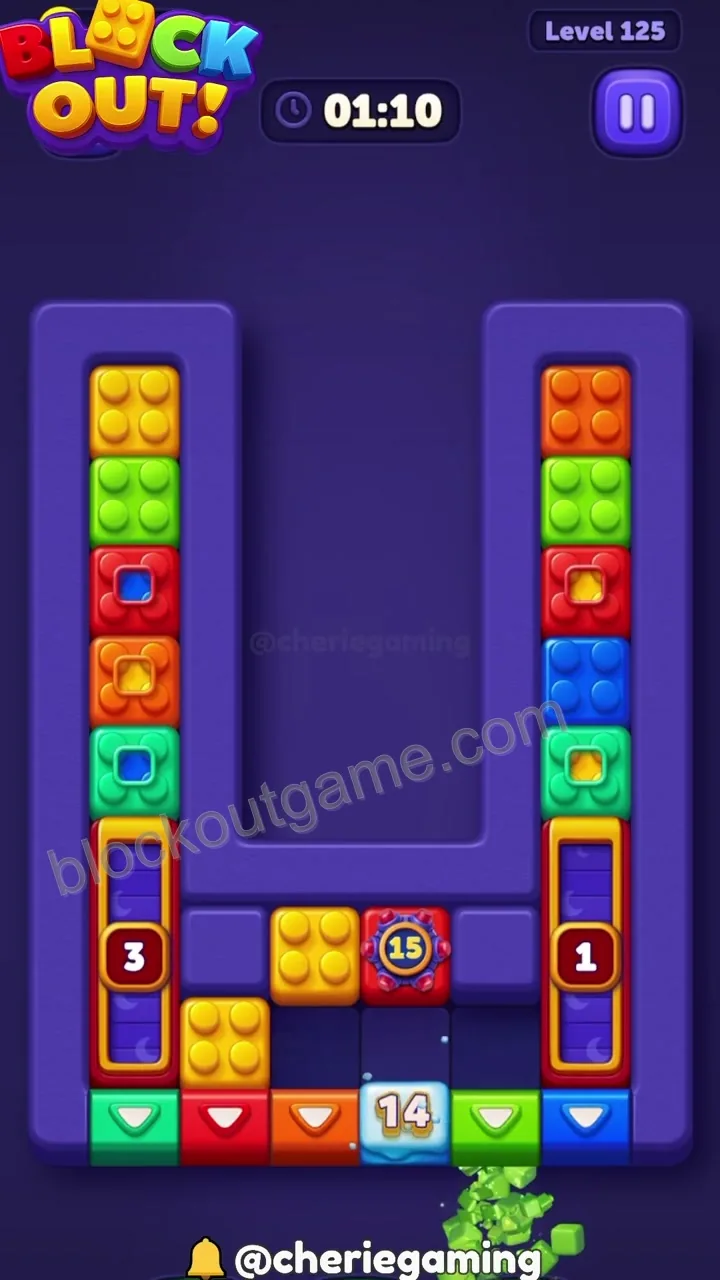 Block Out Level 125 step 4