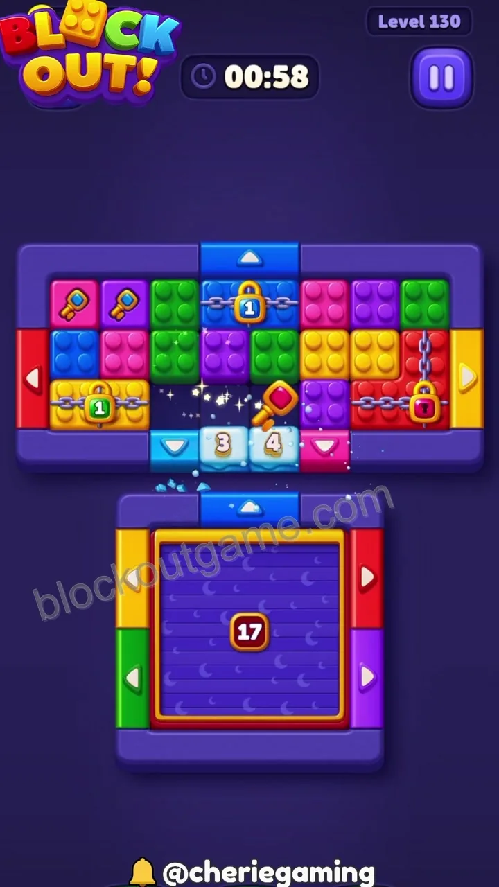 Block Out Level 130 step 4