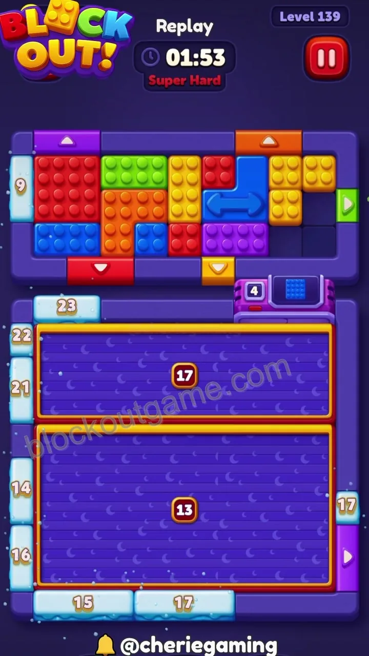 Block Out Level 139 step 7