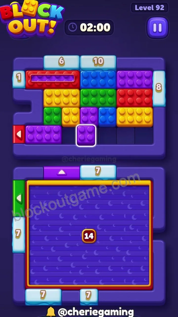 Block Out Level 92 step 4