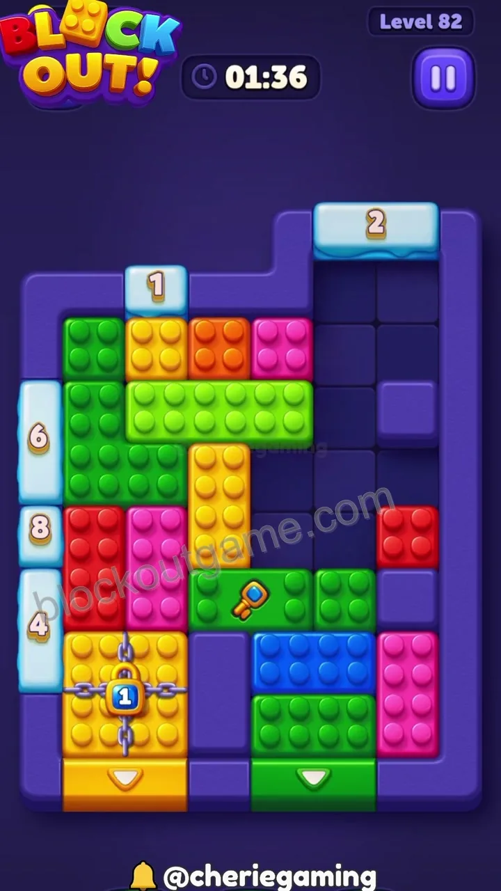 Block Out Level 82 step 6