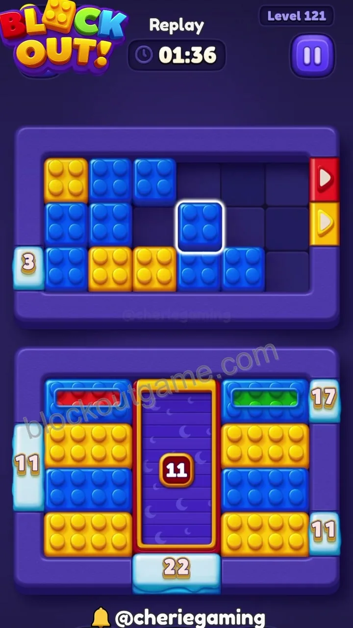 Block Out Level 121 step 7