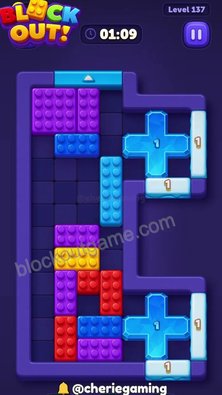 Block Out Level 137 step 6