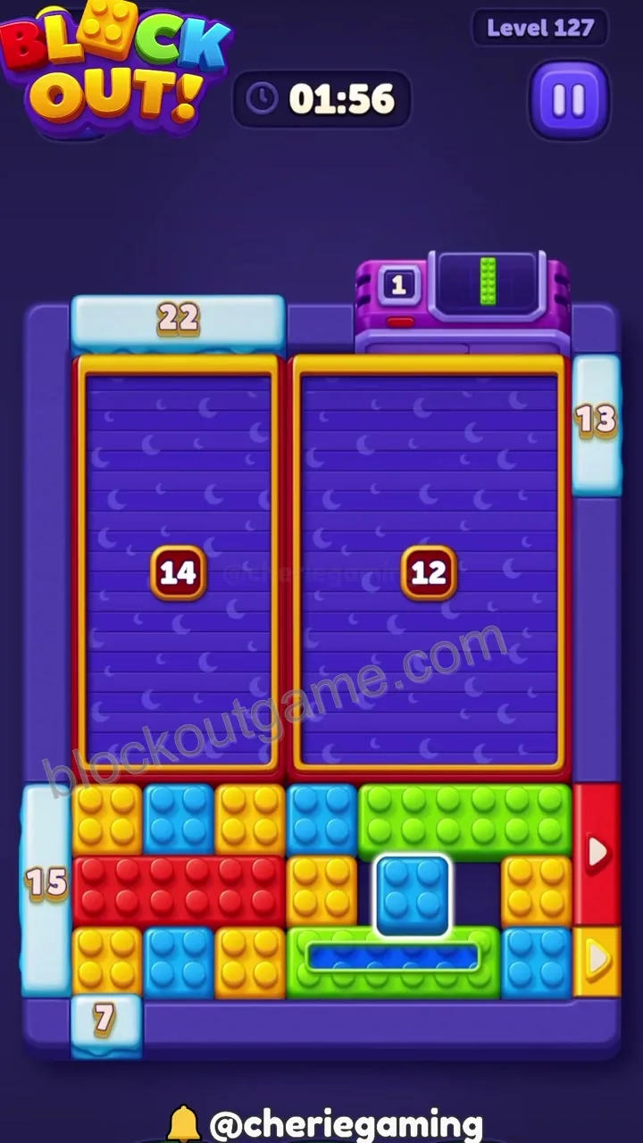 Block Out Level 127 step 2