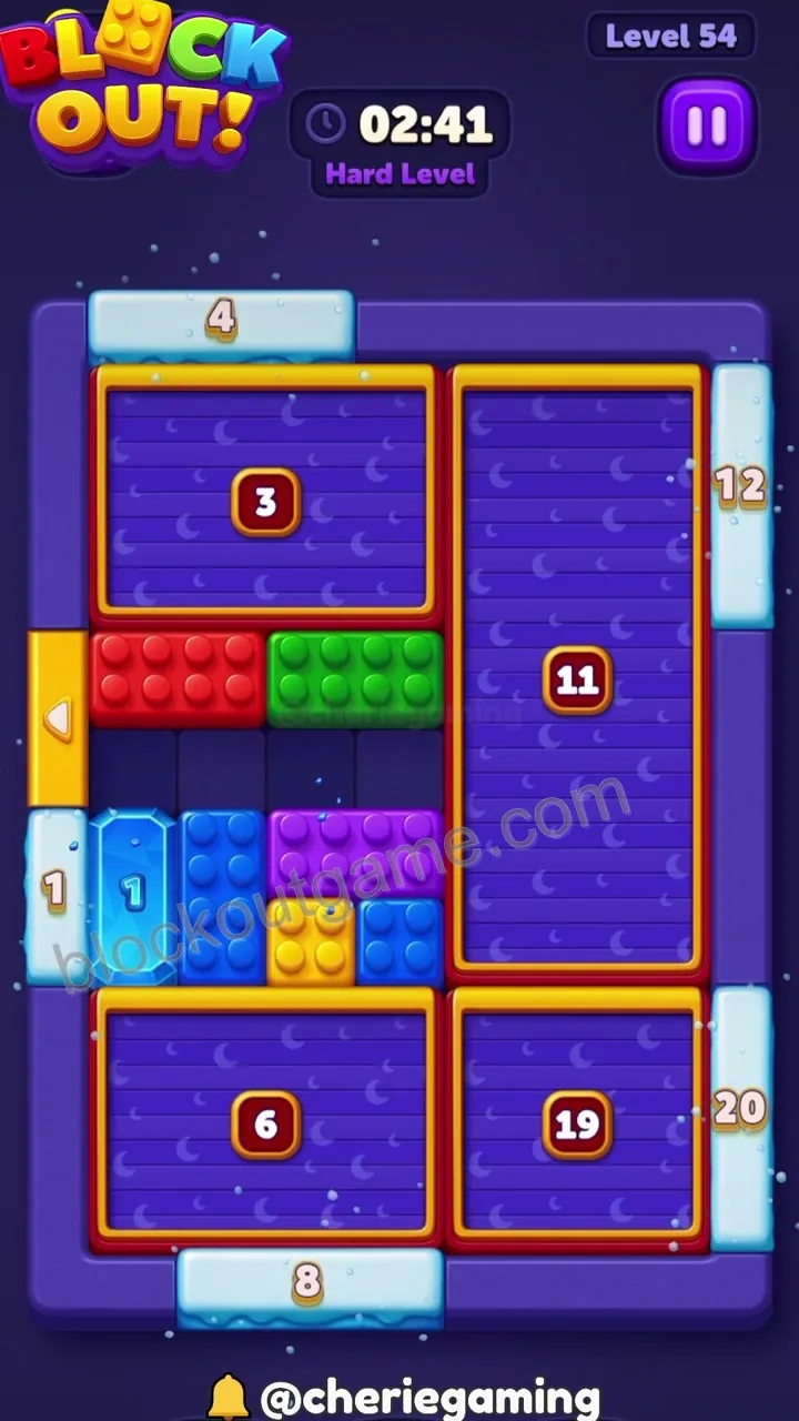 Block Out Level 54 step 2