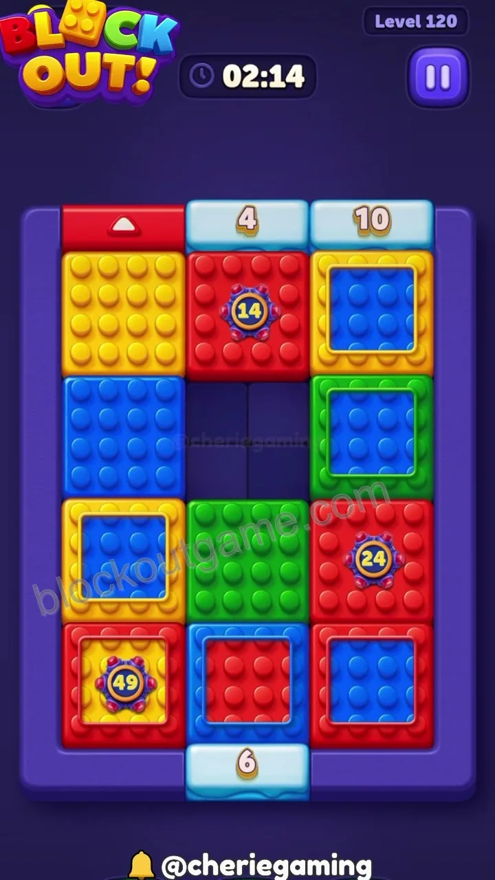 Block Out Level 120 step 2