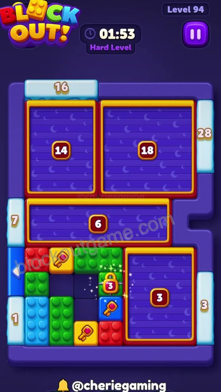 Block Out Level 94 step 3