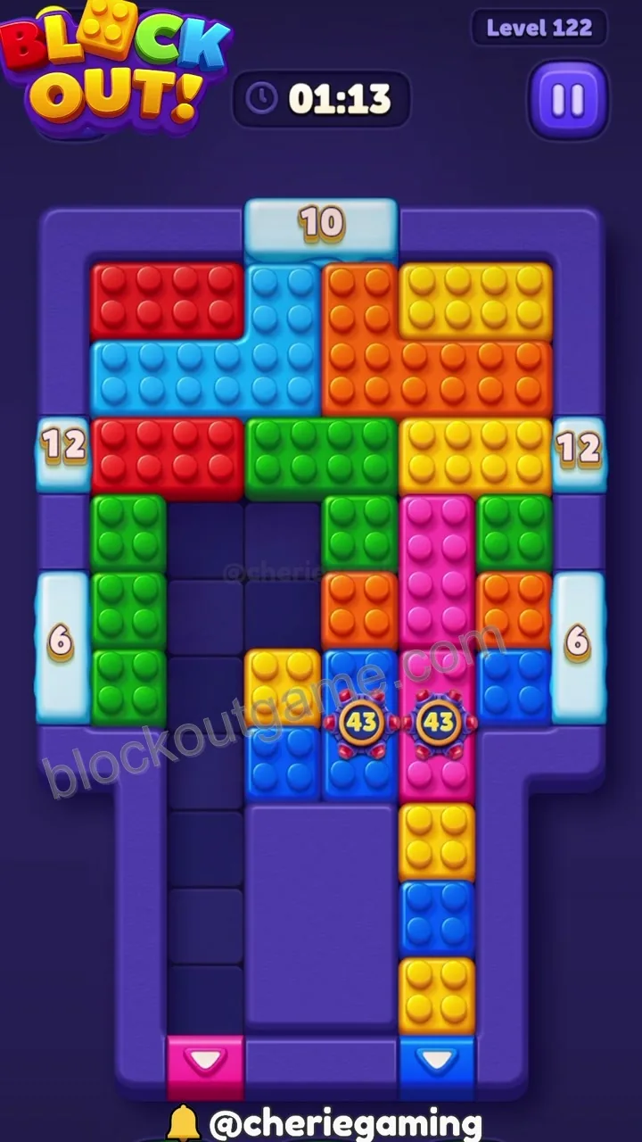 Block Out Level 122 step 4