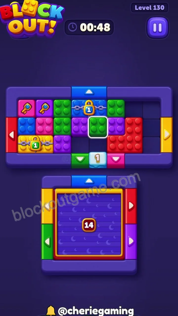 Block Out Level 130 step 5