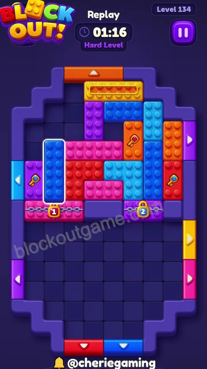 Block Out Level 134 step 7