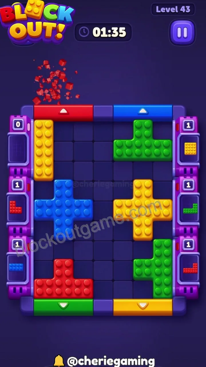 Block Out Level 43 step 2