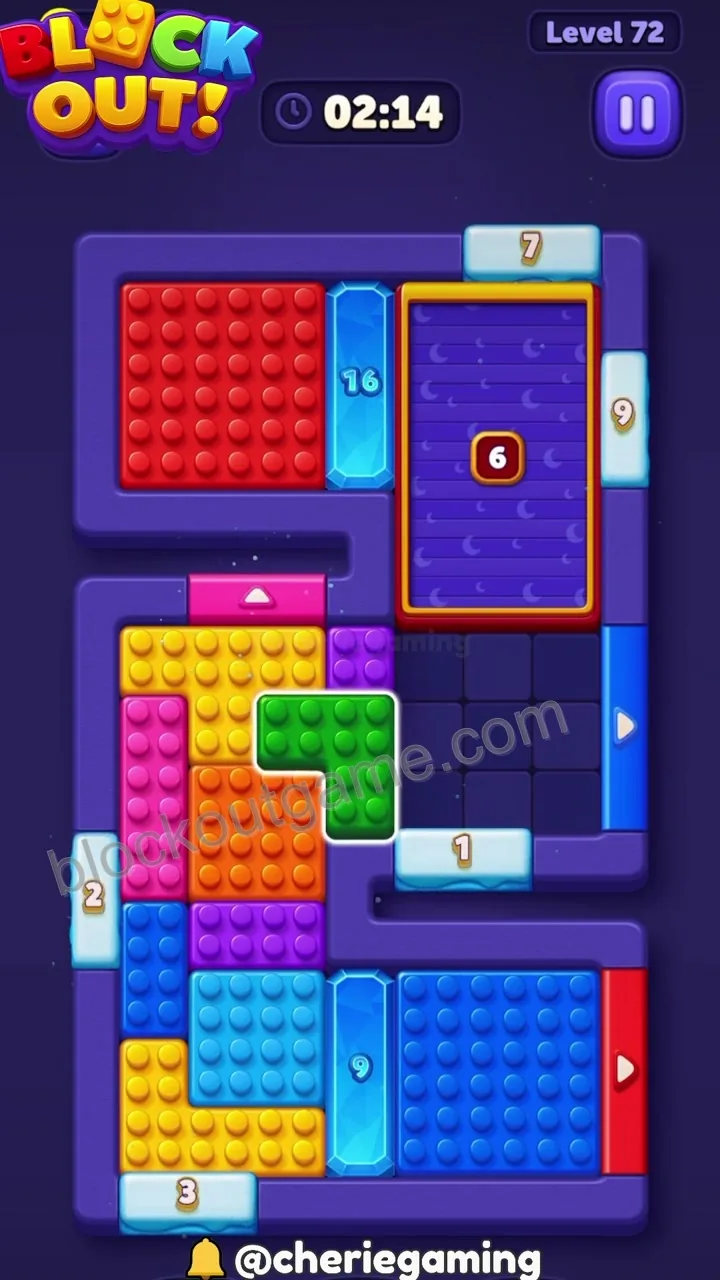 Block Out Level 72 step 2