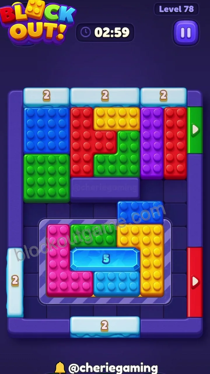 Block Out Level 78 step 2