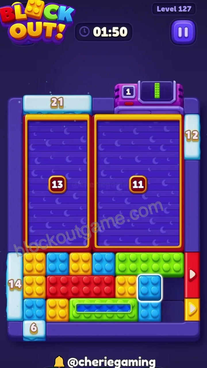 Block Out Level 127 step 3