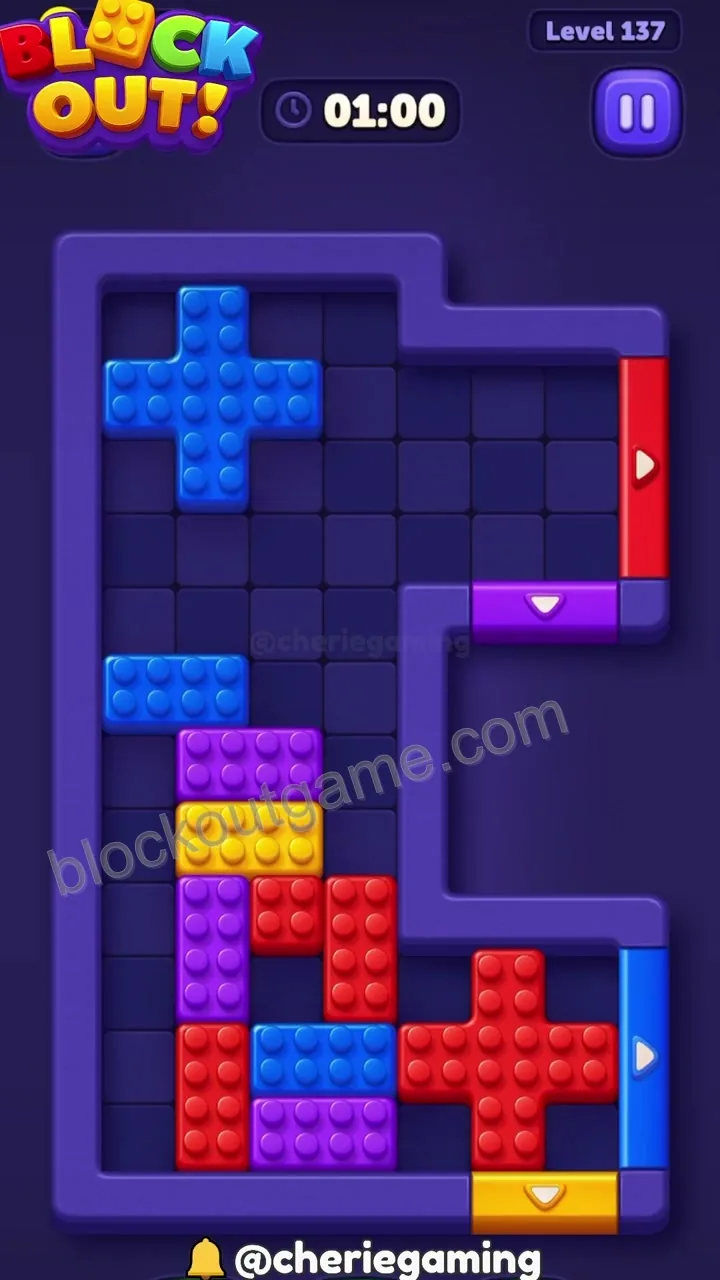 Block Out Level 137 step 7