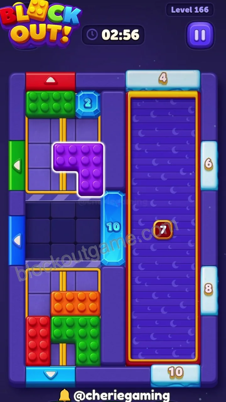Block Out Level 166 step 5