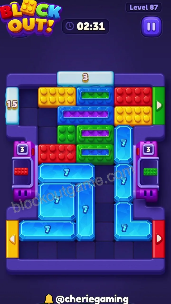 Block Out Level 87 step 4