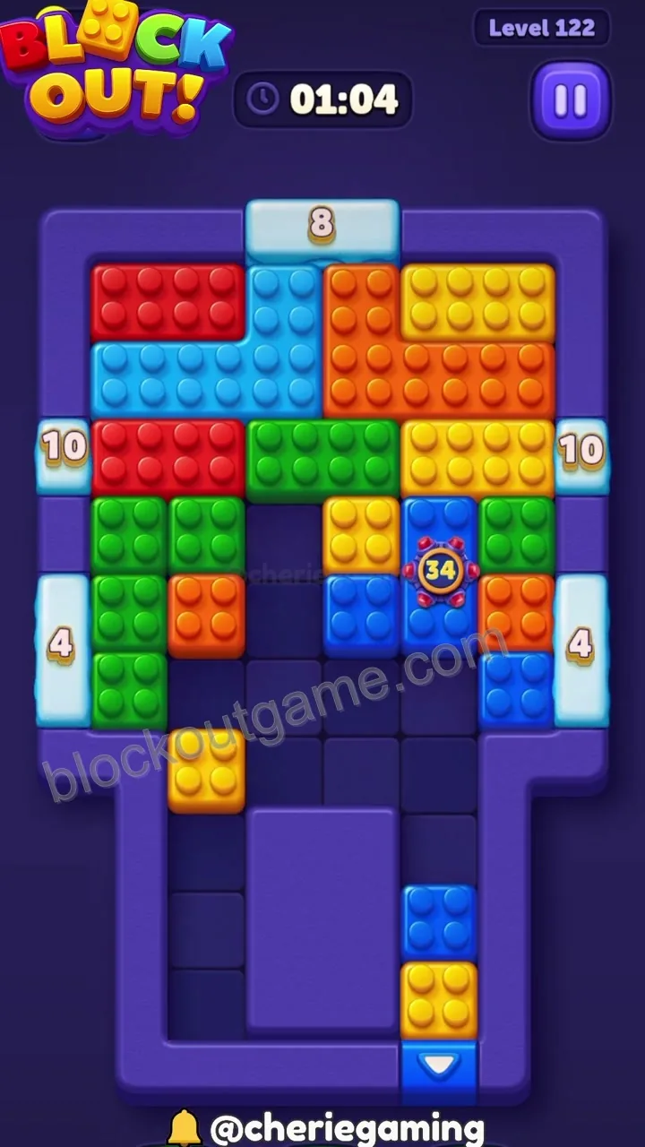 Block Out Level 122 step 5