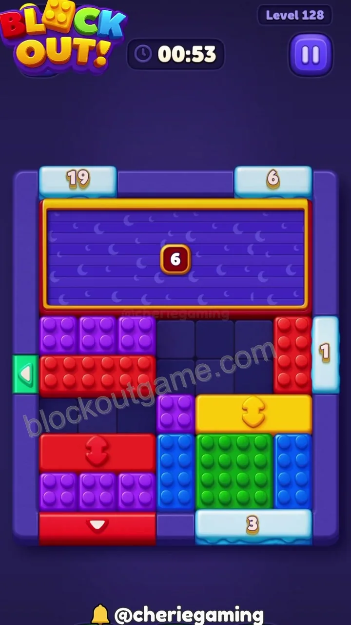 Block Out Level 128 step 5
