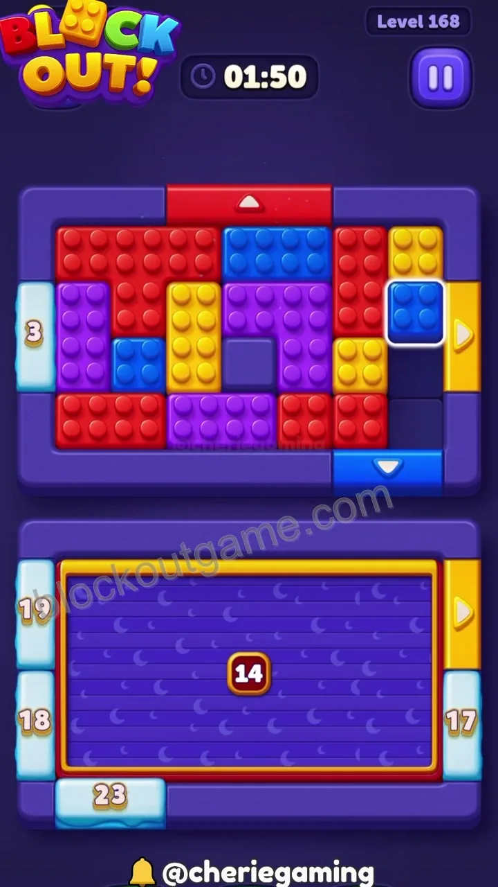Block Out Level 168 step 3