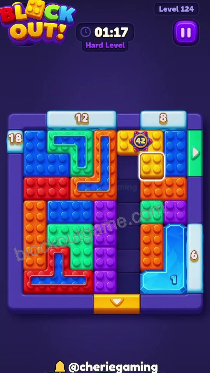 Block Out Level 124 step 4