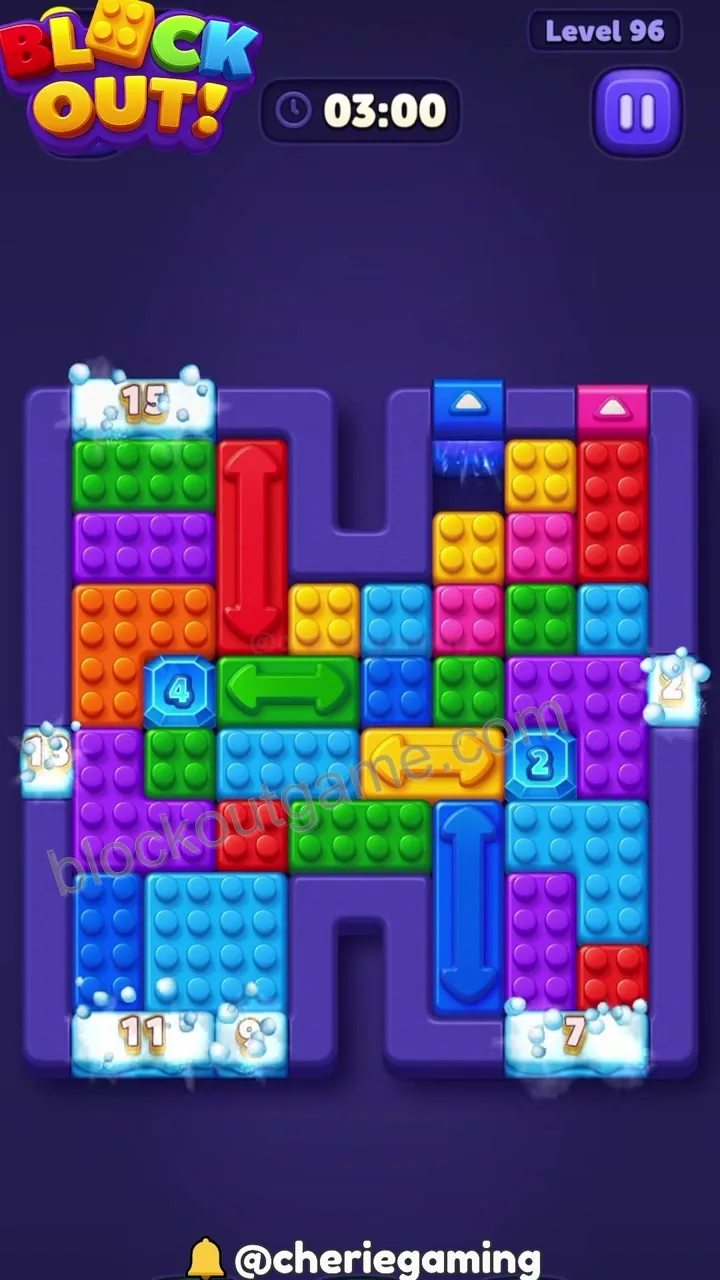 Block Out Level 96 step 2