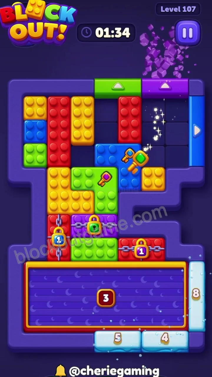 Block Out Level 107 step 5
