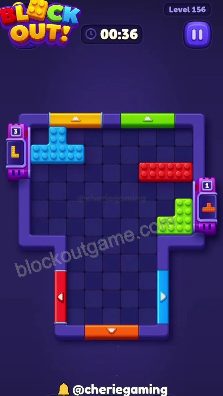 Block Out Level 156 step 7