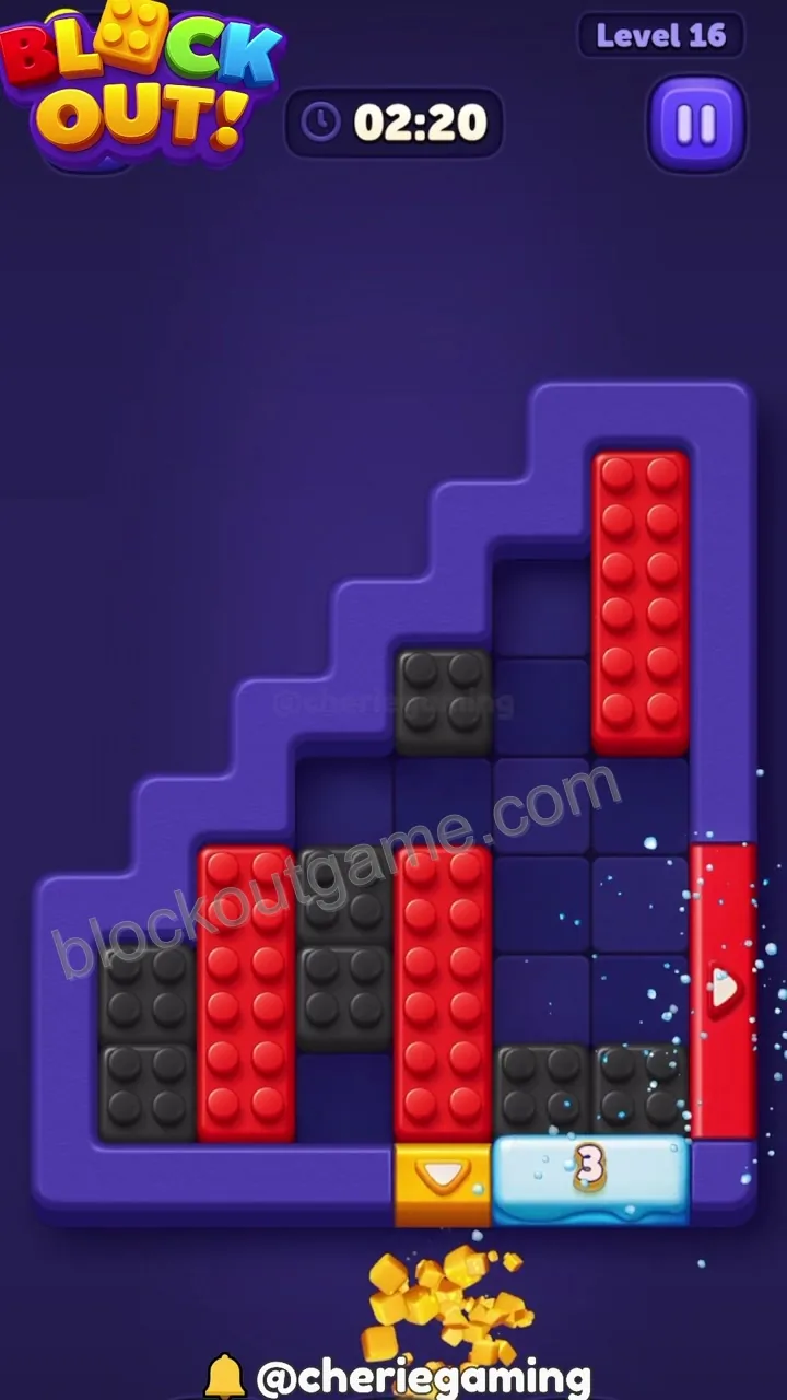 Block Out Level 16 step 7