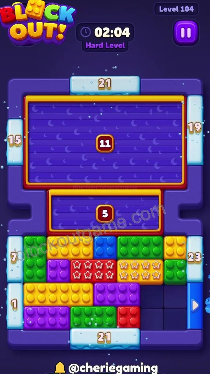 Block Out Level 104 step 2