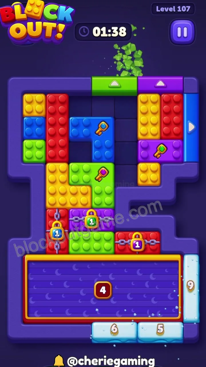 Block Out Level 107 step 4