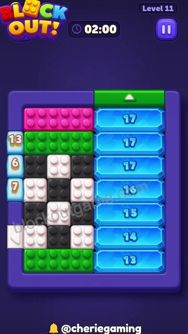 Block Out Level 11 walkthrough preview