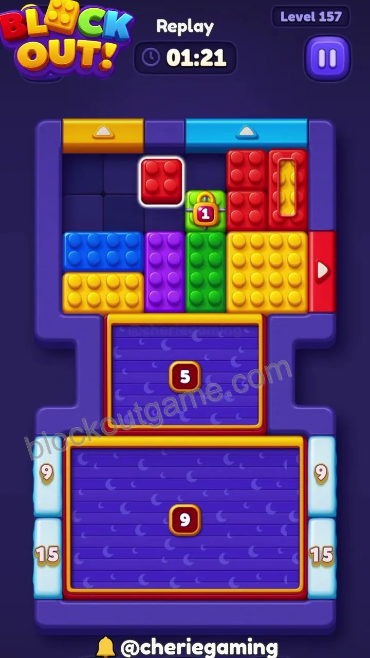 Block Out Level 157 step 7