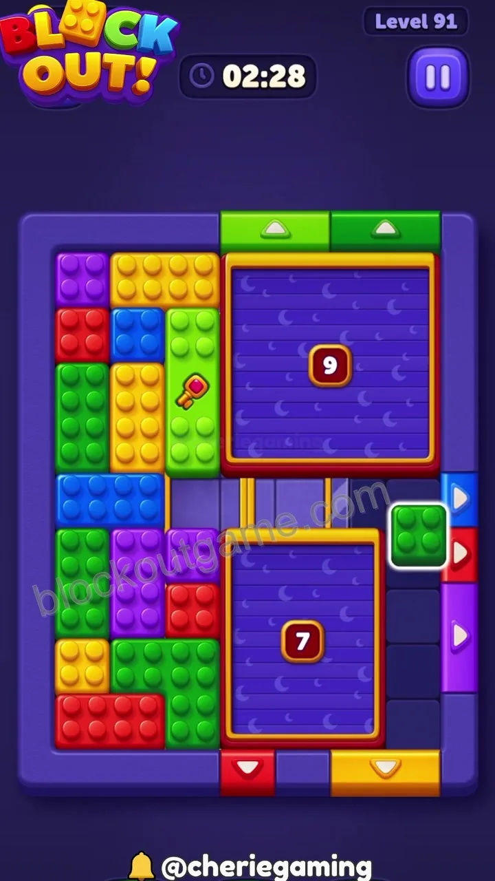 Block Out Level 91 step 2