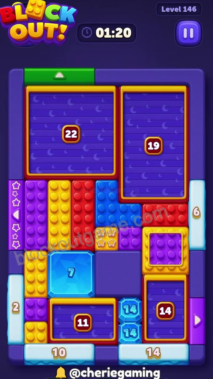 Block Out Level 146 step 1