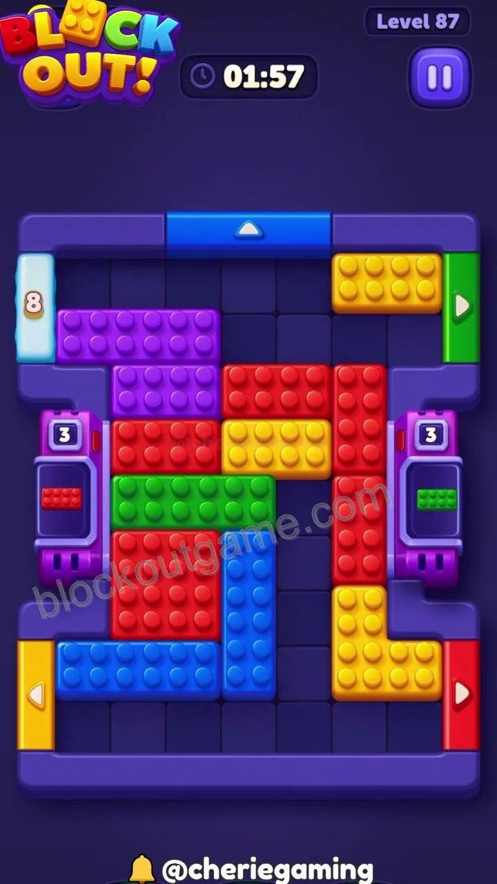 Block Out Level 87 step 6