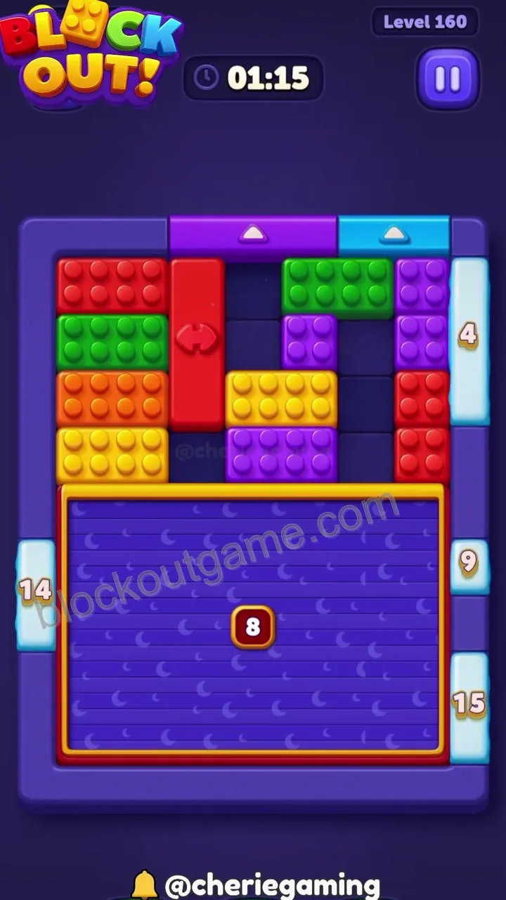 Block Out Level 160 step 5